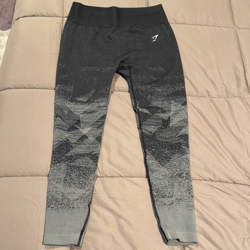 Gymshark Charcoal and Light Gray Leggings